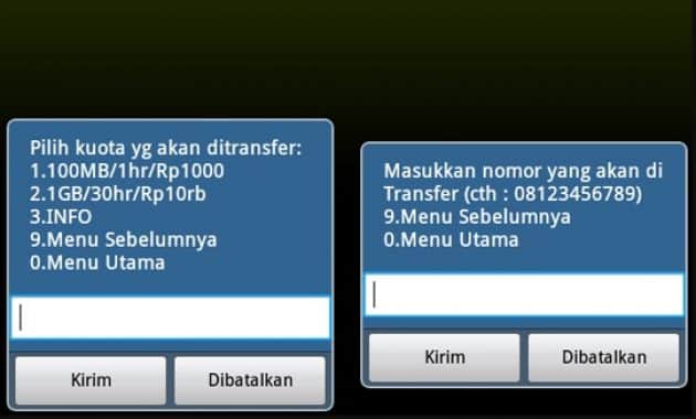 cara transfer kuota telkomsel 1