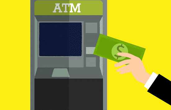 ilustrasi tarik uang dari atm